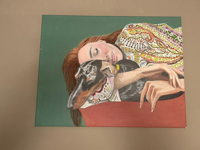 Natalie N. - Original: Sleeping - artwork display 1