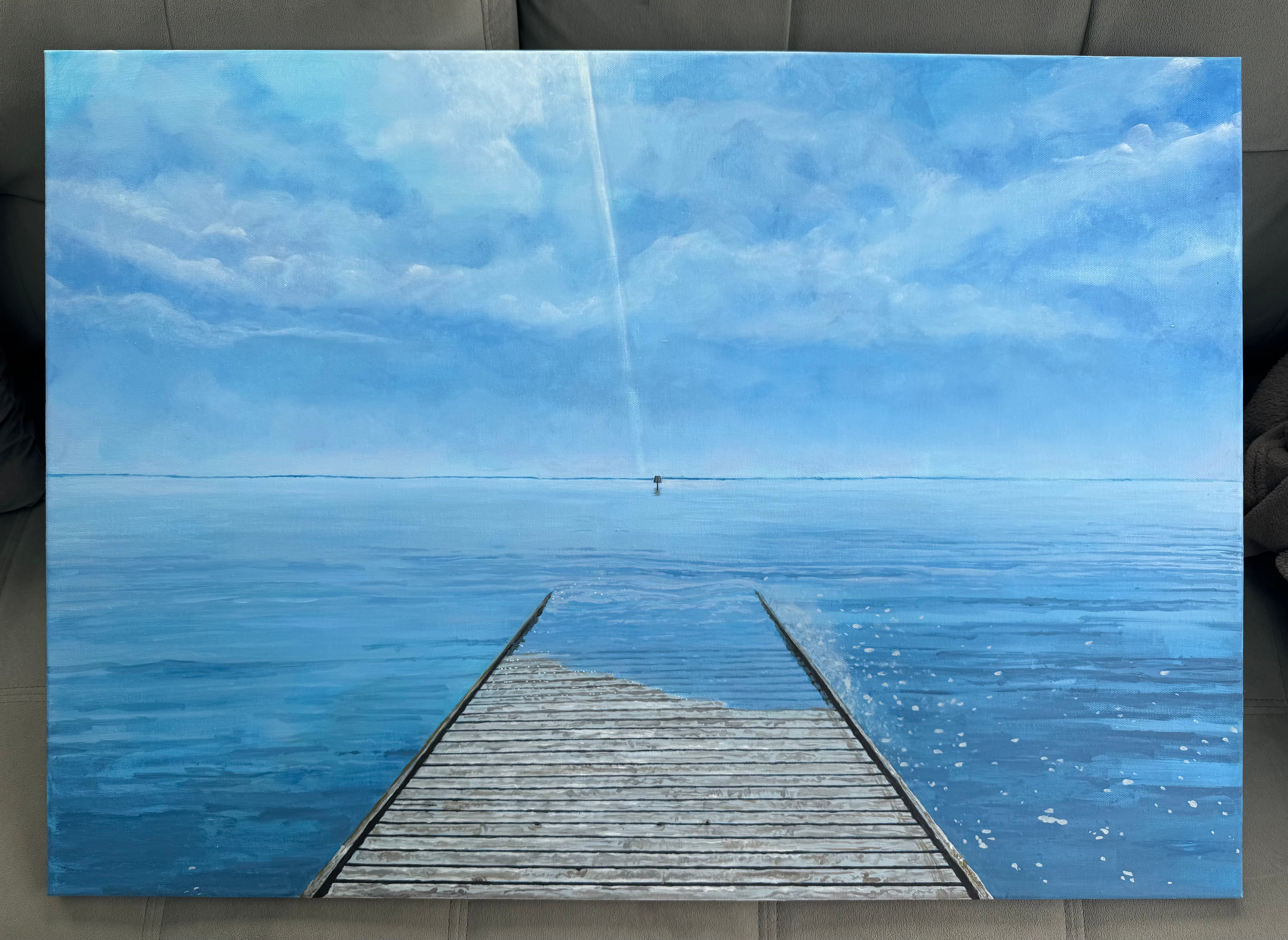 Gratitude Study | Original Coastal Wall Art