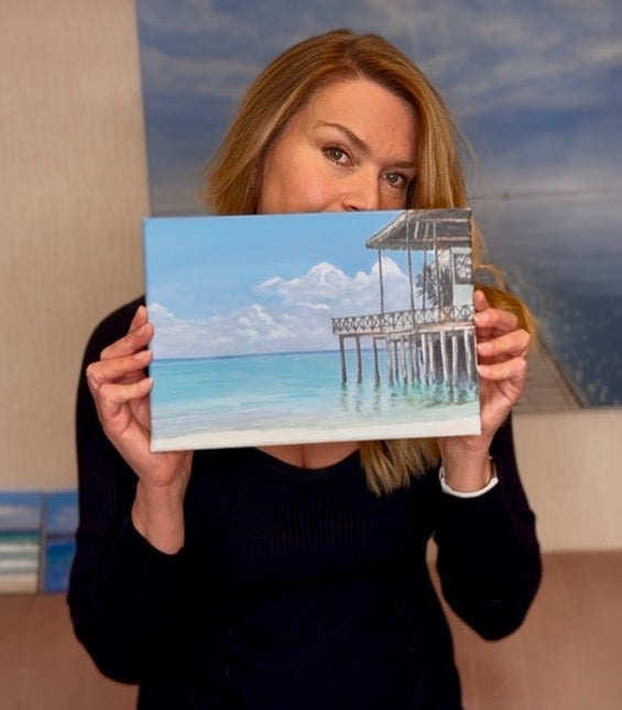 Zanzibar Morning Light | Original Ocean Seascape Painting