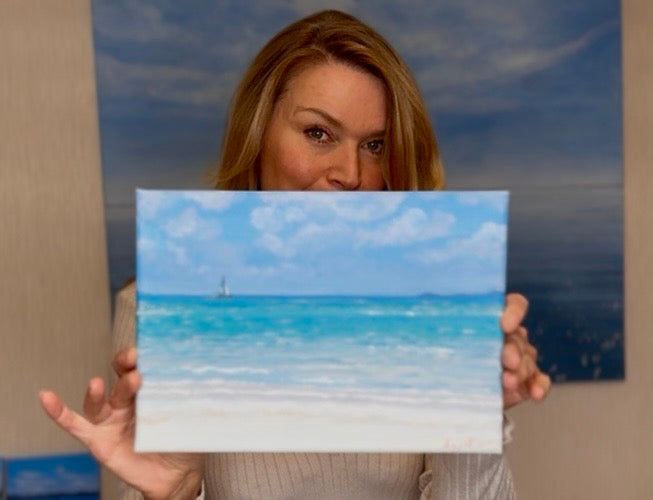 Endless Blue | Original Ocean Seascape Painting