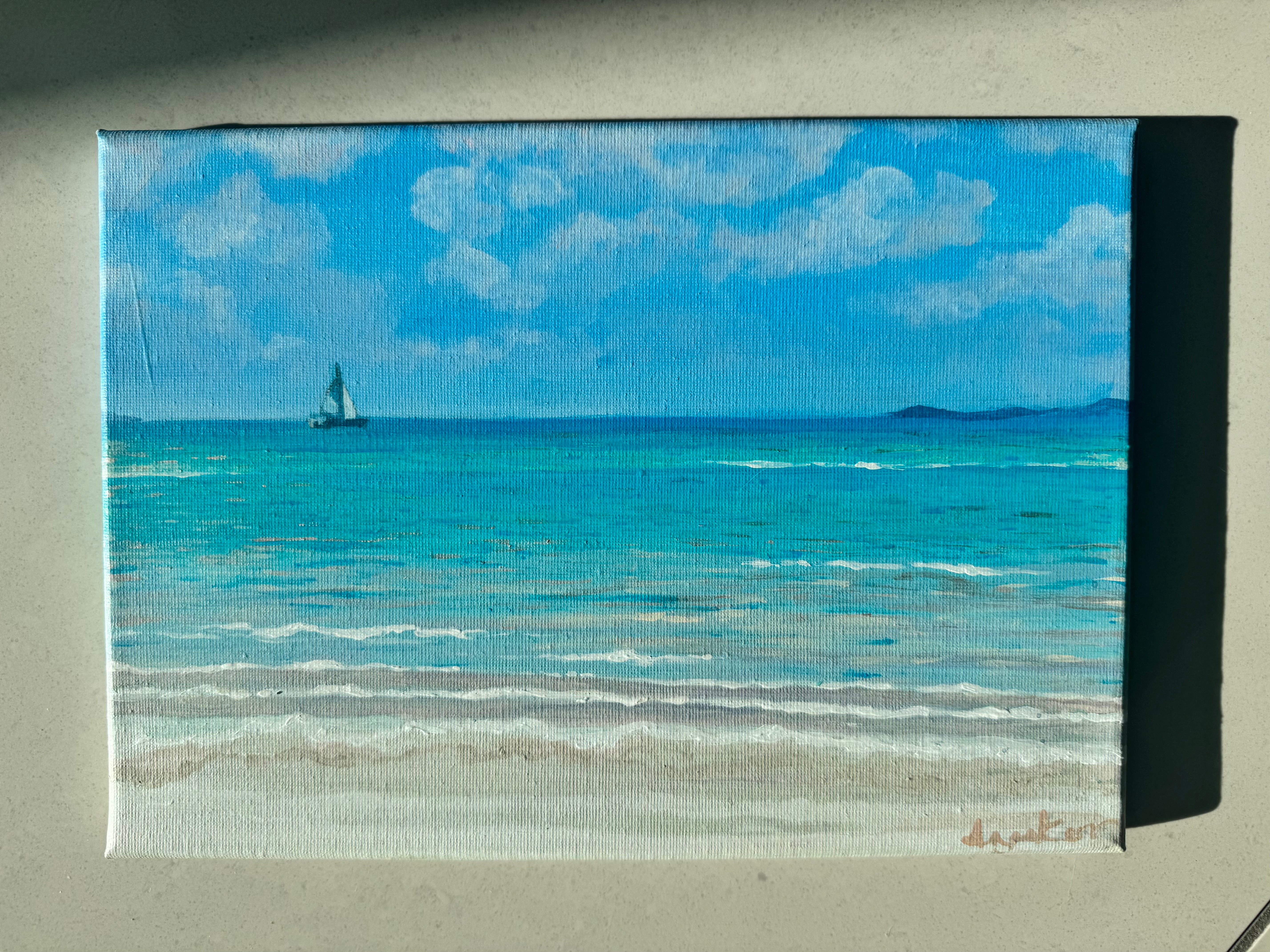 Endless Blue | Original Ocean Seascape Painting