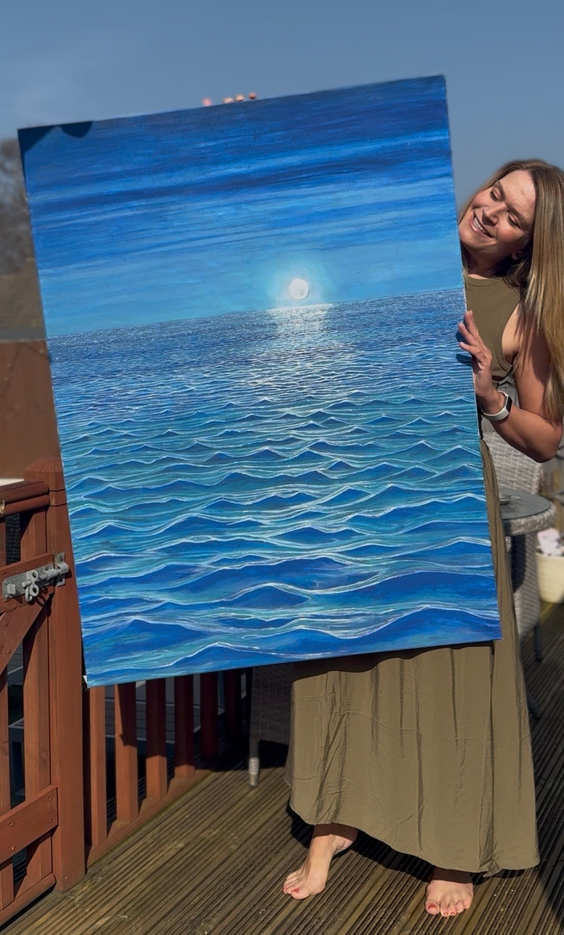 Blue Moon | Original Ocean Seascape Painting