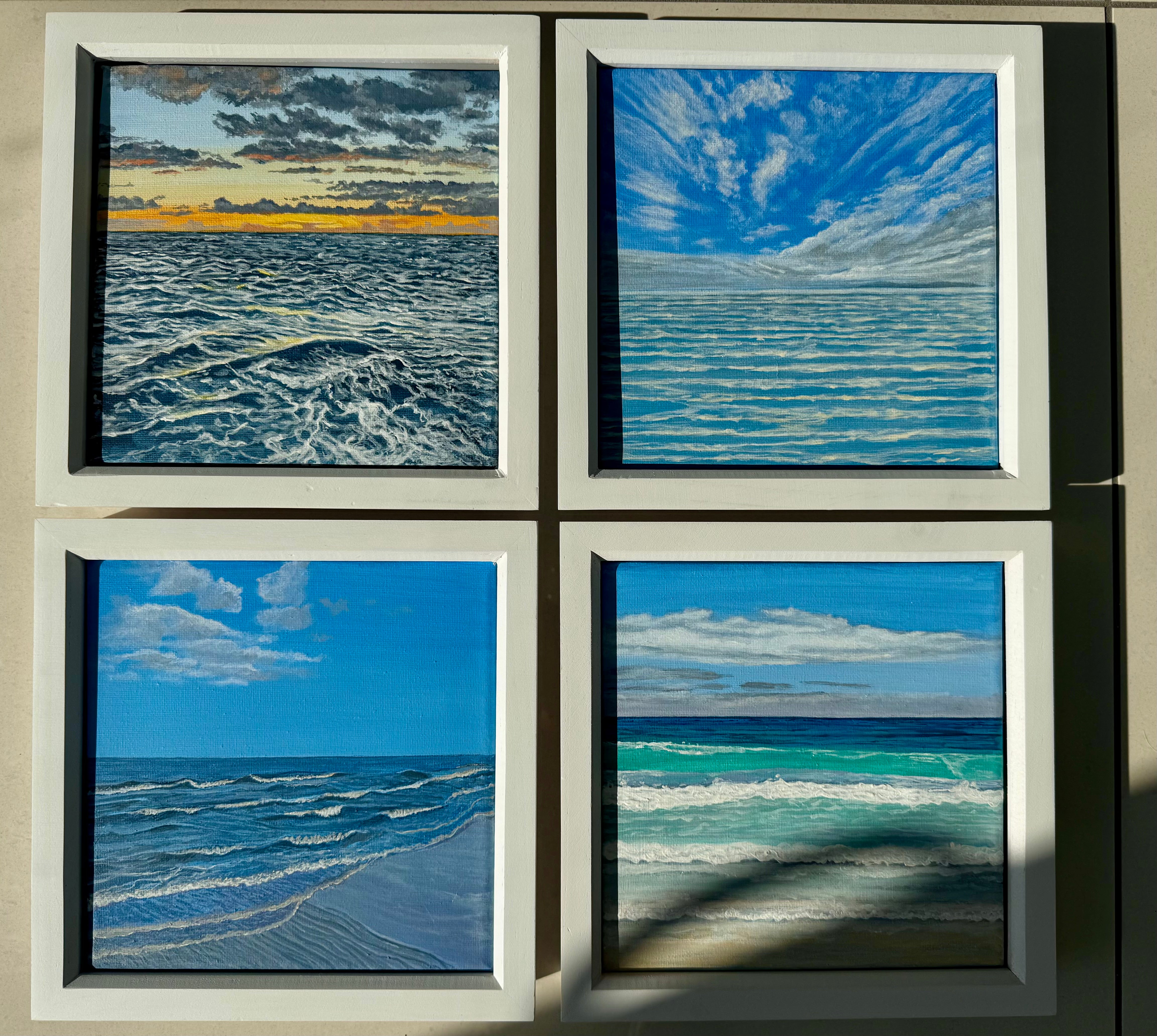 Golden Wake | Original Seascape Painting