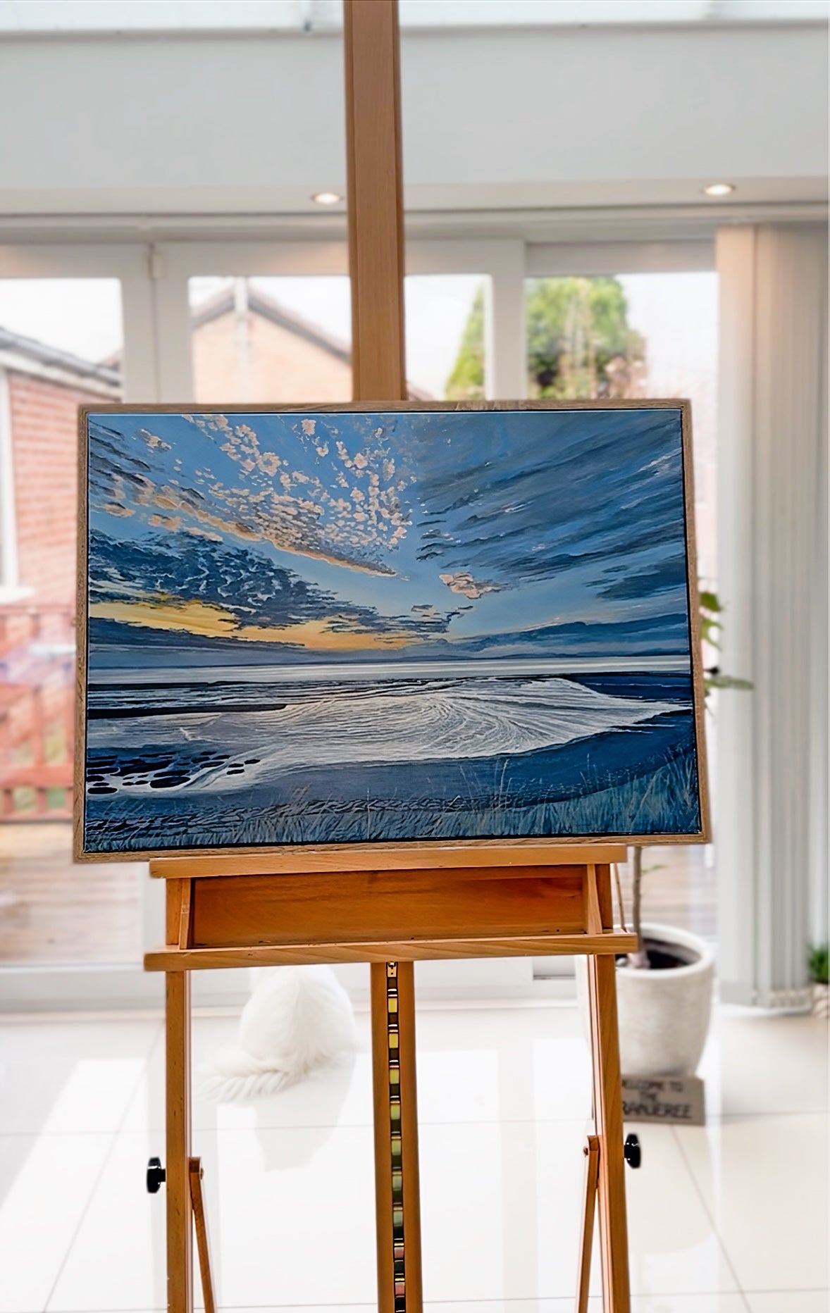 Where the Day Lingers | Original Coastal Wall Art |